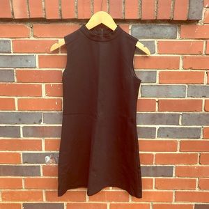 Black Mod Mini Dress